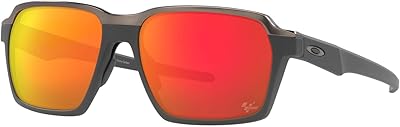 Lunettes de soleil rectangulaires motogp parlay oakley pour hommes, oo4143, prisme carbone noir