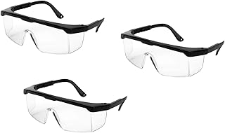 Lunettes de protection uv transparentes anti-rayures 3 pièces protection des yeux lunettes plus durables avec longueur de bras réglable. Consommez mieux avec Diaytar, votre marketplace discount