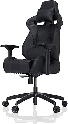 Chaise de jeu vertager racing series s line sl4000 noir/carbone