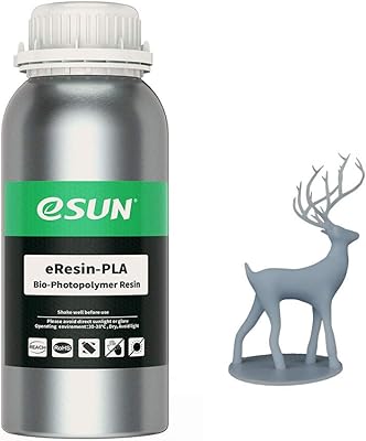 Résine d'impression 3d bio pour imprimantes 3d lcd, 1 kg eresin-pla resin-405-pla-gray1kg 1