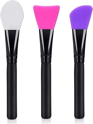 Siosi lot de 3 pinceaux de maquillage en silicone - mélangeurs de beauté