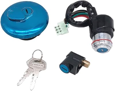 Bouchon de réservoir de carburant + interrupteur à clés de contact + kit