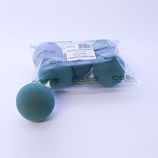 Boules rondes en mousse humide de 5 x 9 cm pour fleuristes, artisanat, fleurs, mariages, conceptions et présentoirs topiaires. Diaytar : Là où commence votre expérience shopping idéale