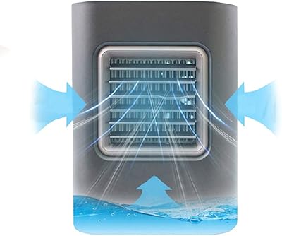 Refroidisseur d'air pour espace personnel, mini climatiseur usb, ventilateur de refroidissement pour purificateur d'air de bureau, climatiseur polaire pour bureau à domicile gris. Diaytar : Quand qualité rime avec économie