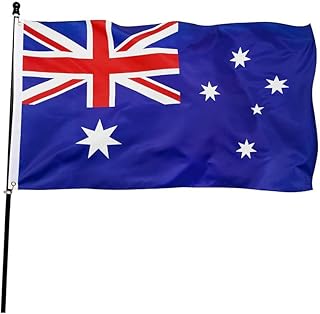Drapeau national d'australie extérieur ou intérieur 90x150 cm de fan