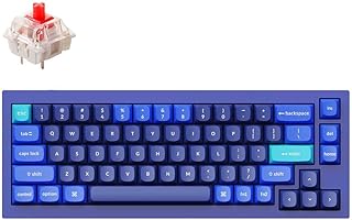 Clavier mécanique kikron q2 qmk gateron g pro avec rvb, interrupteur rouge