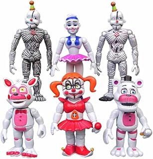 6 pièces/ensemble figurine d'anime inspirée des jouets d'horreur de cinq nuits fnaf filles