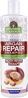 Shampoing réparateur à l'argan du jardin espagnol | biotine pour un traitement rajeunissant