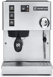 Machine à expresso rancilio silvia avec cadre en fer et plaques latérales