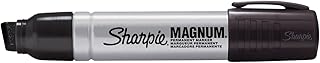 Marqueur permanent sharpie 44101 magnum, 2 pièces - noir