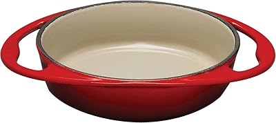 Plat tatin en fonte émaillée le creuset 2 litres cerise