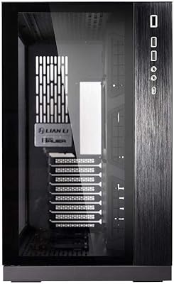 Boîtier d'ordinateur de jeu lian li mid tower, pc-o11dw 011, verre trempé