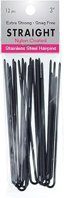 Épingles à cheveux en forme de u - droites, 3 pouces