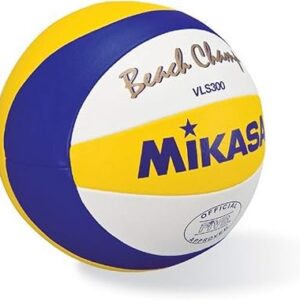 Ballon de volleyball de plage officiel mikasa vls300, bleu/jaune. Diaytar Sénégal : Des produits pour toute la famille à prix cassés
