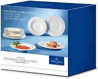 Ensemble de plateaux en porcelaine fine villeroy & bock wonderful world 12 pièces