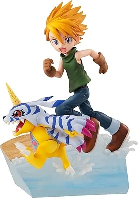 Statue pvc megahouse game sir digimon adv yamato ishida et gabumon 2022 de