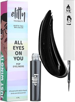 Elitty pop eyeliner longue tenue eye-liner liquide anti-taches résistant à l'eau