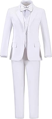 Ensemble de costume formel adneo pour garçon ensemble complet avec chemise et cravate