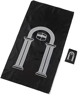 Tapis de prière de voyage uno tapis islamique portable imperméable pliable à transporter