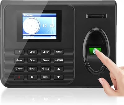 Machine de présence d'empreintes digitales, écran lcd tft 2,4, système de présence intelligent