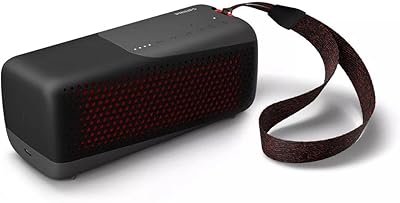 Haut-parleur bluetooth sans fil philips audio tas4807b/00, haut-parleur ultra portable étanche ip67 avec