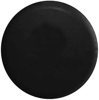 Couvre-pneu de secours en cuir pu pcb, noir