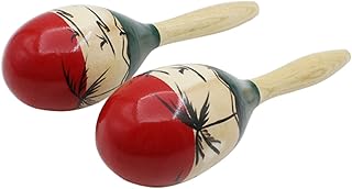 Honsto paire grand marteau de sable en bois maracas rumba shakers contes jouet
