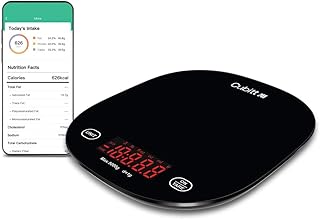 Balance de cuisine intelligente cobit balance alimentaire bluetooth avec calculatrice nutritionnelle pour céto