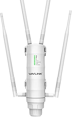 Extension wifi extérieure wavelink, routeur extérieur longue portée haute puissance ac1200 avec poe