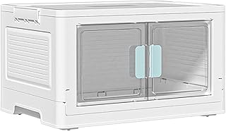 Organisation de rangement casier transparent double porte table de chevet pliante. Diaytar : Parce que bien acheter, c'est économiser