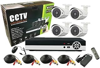 Kit de caméra tomvision 4 canaux ahd full hd avec système d'enregistrement