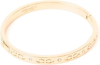 Bracelet à maillons à charnière en c en or rose, or rose, 2