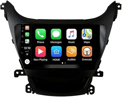 Système de navigation gps stéréo android 10.0 9 pouces pour hyundai elantra 2014