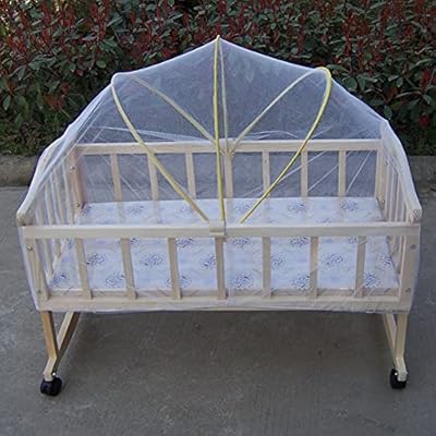 Lit moustiquaire universel pour bébé, auvent en moustiquaire pour bébé, tente de lit