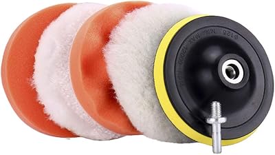 6 pièces 15cm (15cm) éponge de polissage de cire et tampons de polissage en laine - kit d'outils de polissage automatique pour perceuse avec adaptateur de perceuse m14. Comparez, choisissez, économisez sur Diaytar Sénégal