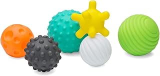 Un ensemble de multi-balles à texture texturée d'infantino, des jouets pour les activités