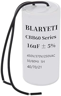 Blaryeti cbb60 16uf condensateur de fonctionnement du moteur condensateur de démarrage pour climatiseur