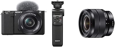 Appareil photo à objectif interchangeable sony alpha zv-e10l avec objectif 16-50 mm