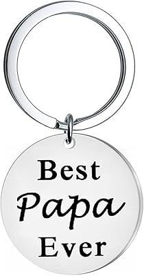 Porte-clés delfino en acier inoxydable, cadeaux de fête des pères de fille