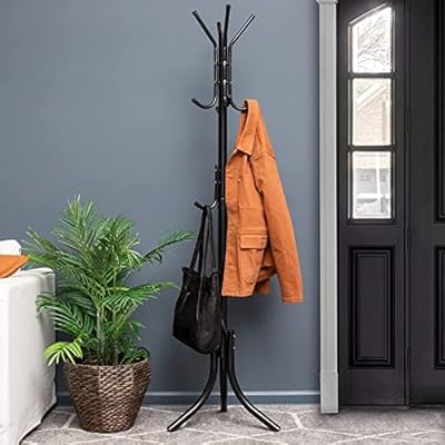 Deep sleep mind reader coatrack11 porte-manteau sur pied en métal avec 11 crochets