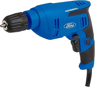 Mini perceuse électrique professionnelle sans clé ford tools 550 w bleu