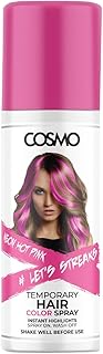 Spray de couleur de cheveux temporaire rose vif néon cosmo pour unisexe 100