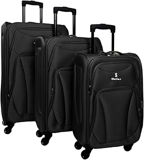 Ensemble de bagages à coque souple journee - bagage extensible léger à 4