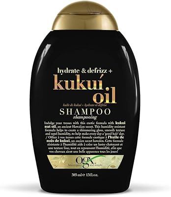 Shampooing hydratant à l'huile de kukui ogx, 384 ml (paquet de 2)