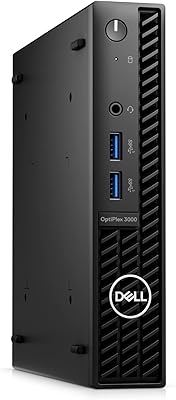 Dell optiplex 3000 micro (dernier modèle) intel core i3-12100t de 12e génération 8
