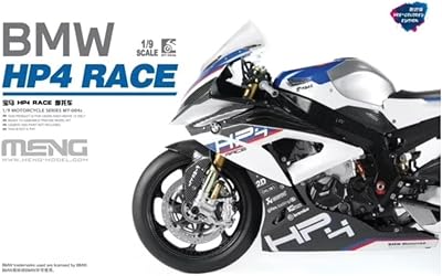 Ming model bmw hp 4 race kit de maquette à l'échelle 1:9 (pré-coloré)