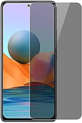 Protecteur d'écran en verre trempé de confidentialité compatible avec xiaomi redmi note 10