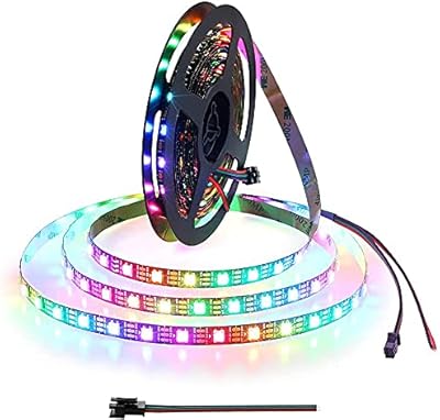 Ws2812b bande lumineuse led adressable ip30 300 164 pieds dc 5v programmable couleur
