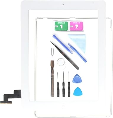 Écran de remplacement pour ipad 2 a1395 a1396 a1397, ipad2 touch, vitre avant