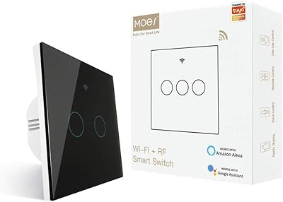 Interrupteur mural tactile wifi intelligent moise avec lien de commande multiple unidirectionnel